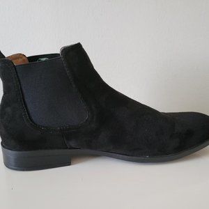 Men's H&M Black Faux Suede Dress Boots, Size 8.5